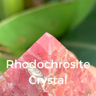 Rhodochrosite Crystal